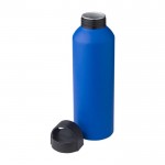 Recycling-Aluminiumflasche mit Griff, mattiert, 800ml farbe köngisblau sechste Ansicht