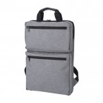 Laptop-Rucksack 15'' aus Polyester und Baumwolle farbe grau fünfte Ansicht