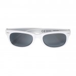 Sonnenbrille aus recyceltem Kunststoff mit UV400-Schutz farbe weiß erste Ansicht