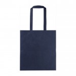 Einkaufstasche aus RPET-Vlies mit langen Henkeln, 70 g/m2 farbe blau erste Ansicht