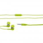 Ohrkopfhörer mit Mikrofon Farbe hellgrün fünfte Ansicht