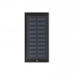 Alu-Powerbank mit Solarpanel und Taschenlampe, 8.000 mAh farbe schwarz zweite Ansicht