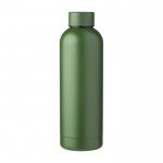 Thermoflasche aus recyceltem Stahl mit mattem Finish, 500 ml farbe grün erste Ansicht