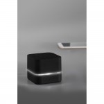 Beleuchtete Mini-Bluetooth-Lautsprecher Farbe schwarz fünfte Ansicht
