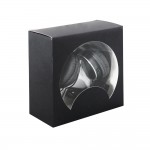 Elegante faltbare Design-Kopfhörer  Farbe schwarz zweite Ansicht der Schachtel