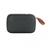 Minimalistischer Bluetooth-Lautsprecher mit Band Farbe grau zweite Ansicht