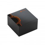 Elegante Firmen-Smartwatch Farbe schwarz zweite Ansicht der Schachtel