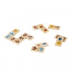 Dominospiel für Kinder bedrucken Farbe holzton vierte Ansicht