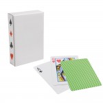 Pokerkarten mit Logo Farbe hellgrün