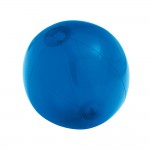Transparenter Strandball bedrucken Farbe blau
