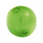 Transparenter Strandball bedrucken Farbe hellgrün