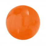 Transparenter Strandball bedrucken Farbe orange