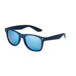 Sonnenbrille mit verspiegelten Gläsern Farbe blau