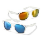 Sonnenbrille mit farbig verspiegelten Gläsern Ansicht in vielen Farben