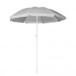 Bedruckte Sonnenschirme für Werbung Farbe grau