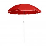 Sonnenschirme als Werbemittel für Kunden Farbe rot
