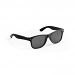 Sonnenbrille aus RPET Farbe schwarz vierte Ansicht