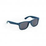 Sonnenbrille aus RPET Farbe blau vierte Ansicht
