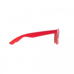 Sonnenbrille aus RPET Farbe rot dritte Ansicht