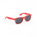 Sonnenbrille aus RPET Farbe rot