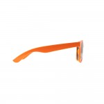 Sonnenbrille aus RPET Farbe orange dritte Ansicht
