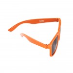 Sonnenbrille aus RPET Farbe orange vierte Ansicht