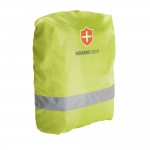 Reflektierender Schutz für den Rucksack Farbe gelb Ansicht mit Logo 1