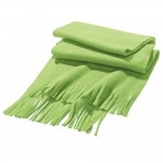 Farbiger Schal als Werbeartikel  Farbe hellgrün
