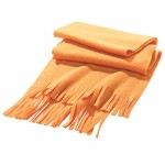 Farbiger Schal als Werbeartikel  Farbe orange