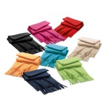 Farbiger Schal als Werbeartikel  Ansicht in vielen Farben