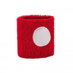 Elastisches Schweißband mit Logo bedruckt Farbe rot