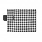Picknickdecke aus Fleece mit Griff für Transport, 180 g/m2 farbe schwarz fünfte Ansicht