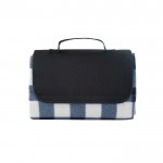 Picknickdecke aus Fleece mit Griff für Transport, 180 g/m2 farbe blau zweite Ansicht
