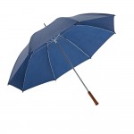 Großer Regenschirm bedrucken Farbe blau