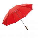 Großer Regenschirm bedrucken Farbe rot