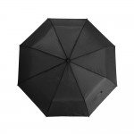 Faltbarer Regenschirm bedrucken Farbe schwarz dritte Ansicht