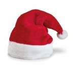 Weihnachtsmann-Mütze aus Polyester Farbe rot