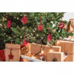 Fünf Filzdekoteile für Weihnachten Stimmungsbild