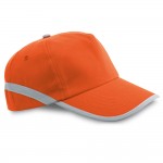 Mütze mit reflektierenden Elementen Farbe orange