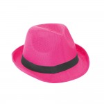 PP-Hut bedrucken Farbe pink vierte Ansicht