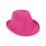 Hut mit sublimiertem Band Farbe pink