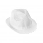 Hut mit sublimiertem Band Farbe weiß