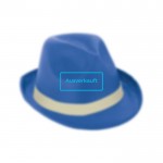 Hut mit sublimiertem Band Farbe köngisblau als Werbeartikel