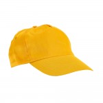 Klassische Kappe aus Polyester für Werbung Farbe gelb