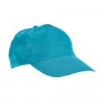 Klassische Kappe aus Polyester für Werbung Farbe hellblau