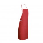 Verstellbare Schürze mit Taschen 150 g/m2 Farbe rot