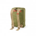 Rucksack aus recycelter Baumwolle, 340 g/m2 farbe militärgrün zweite Ansicht