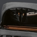 Rucksack mit wasserdichten Reißverschlüssen, 22 L farbe dunkelgrau vierte Detailansicht