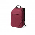 Rucksack aus 300D RPET, Frontfach mit Reißverschluss, 18 L farbe rot