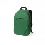 Rucksack aus 300D RPET, Frontfach mit Reißverschluss, 18 L farbe grün